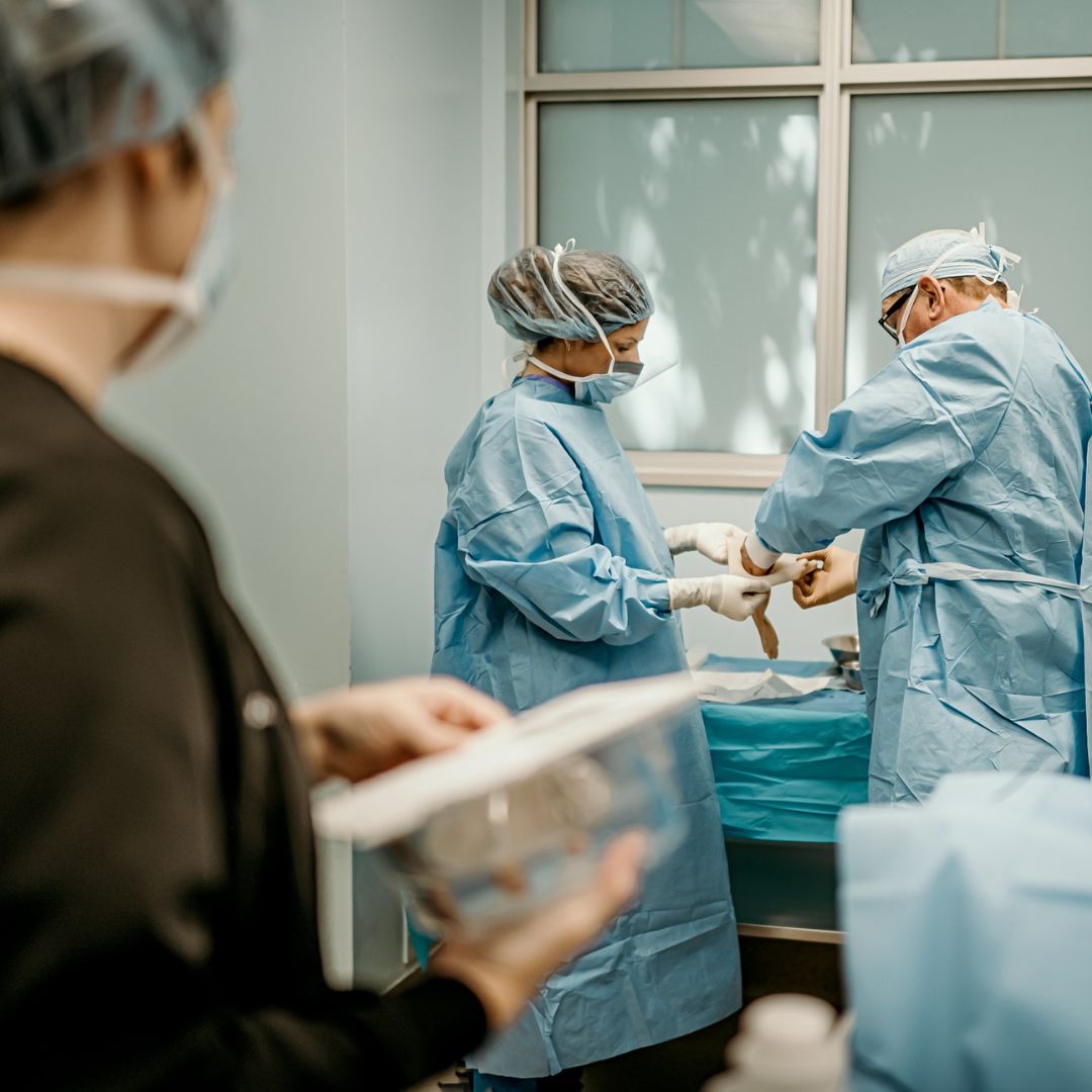Staff in Surgery Center